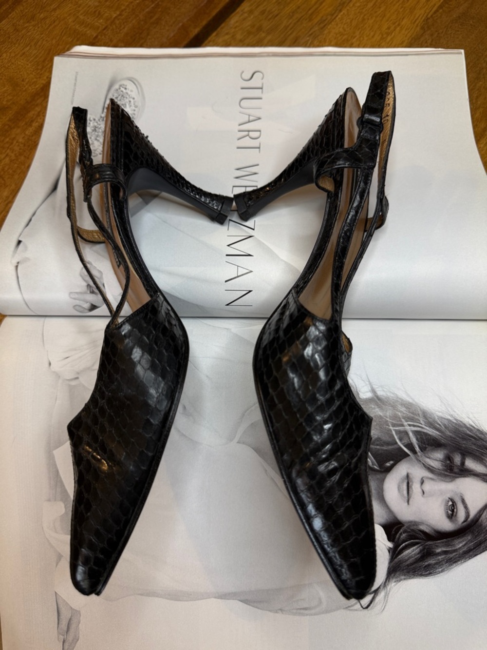 Stuart Weitzman Pointed-Toe Heels - Picture 3 of 13